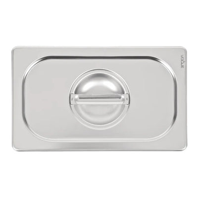 Vogue Heavy Duty Stainless Steel 1-4 Gastronorm Pan Lid