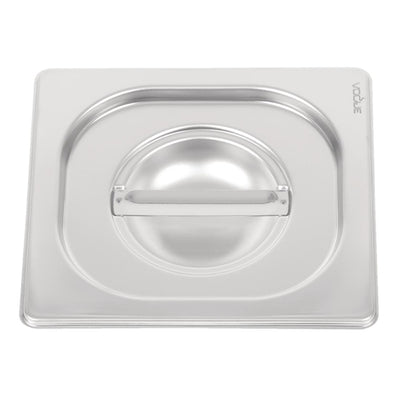 Vogue Heavy Duty Stainless Steel 1-6 Gastronorm Pan Lid