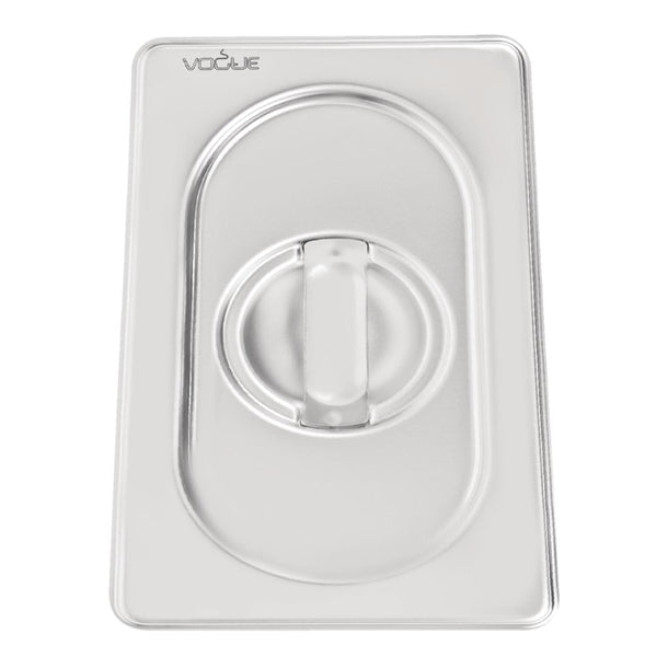 Vogue Heavy Duty Stainless Steel 1-9 Gastronorm Pan Lid
