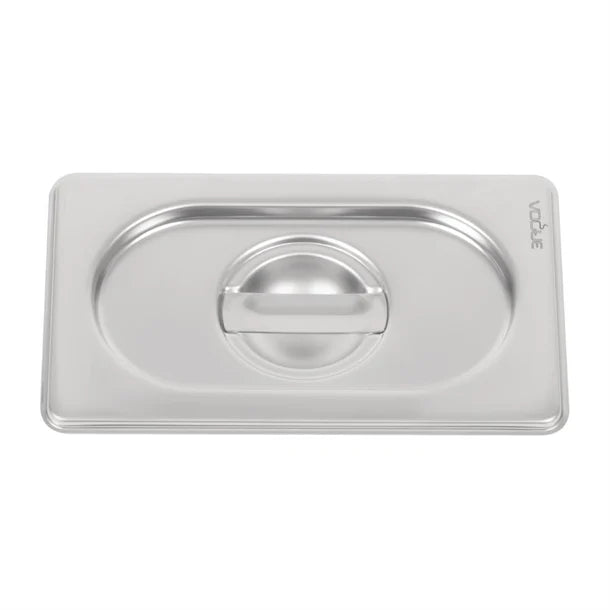Vogue Heavy Duty Stainless Steel 1-9 Gastronorm Pan Lid
