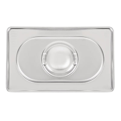 Vogue Heavy Duty Stainless Steel 1-9 Gastronorm Pan Lid