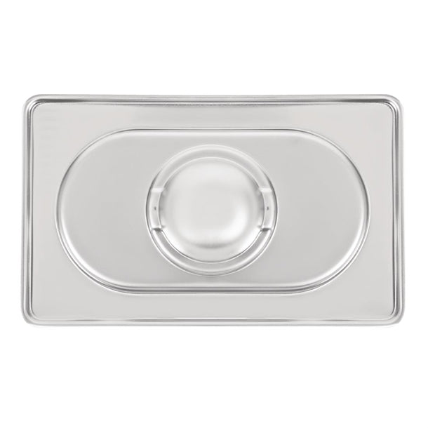 Vogue Heavy Duty Stainless Steel 1-9 Gastronorm Pan Lid