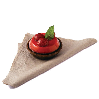 Vegware Compostable Unbleached Lunch Napkins 330mm (Pack of 2000)