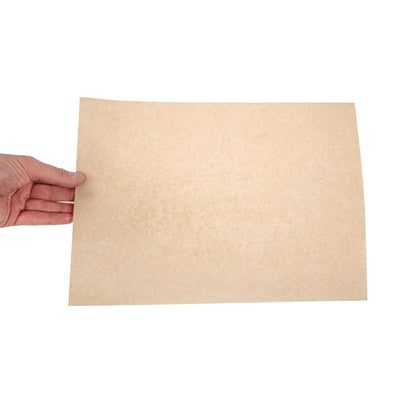 Vegware Compostable Unbleached Greaseproof Paper 380 x 275mm