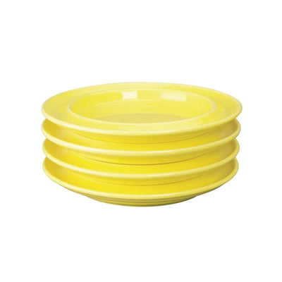 Kristallon Heritage Raised Rim Plates Yellow 205mm (Pack of 4)