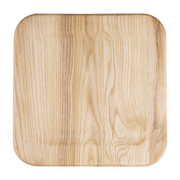 Bolero Cantina High Stools with Wooden Seat Pad White (Pack of 4)