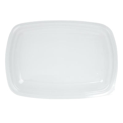 Fastpac Large Rectangular Food Container Lids 1350ml - 48oz (Pack of 150)