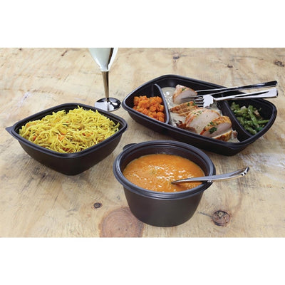 Fastpac Small Round Food Containers 375ml - 13oz (Pack of 500)