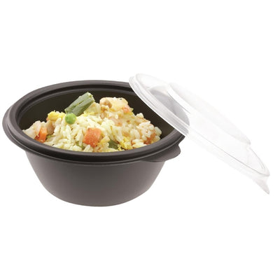 Fastpac Small Round Food Containers 375ml - 13oz (Pack of 500)
