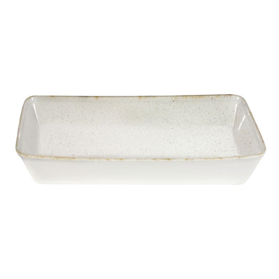 Churchill Stonecast Hints Rectangular Baking Dishes Barley White 250 x 380mm