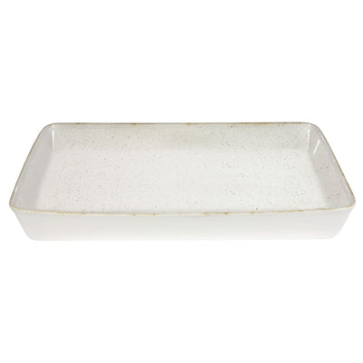Churchill Stonecast Hints Rectangular Baking Dishes Barley White 325 x 530mm