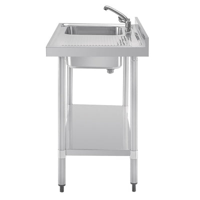 Vogue Single Sink Right Hand Drainer 1200mm