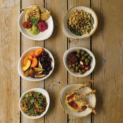 Churchill Stonecast Round Dishes Barley White 160mm (Pack of 12)