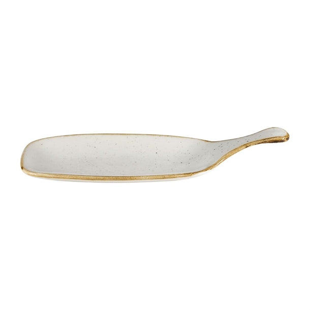 Churchill Stonecast Handled Paddles Barley White 284mm (Pack of 6)