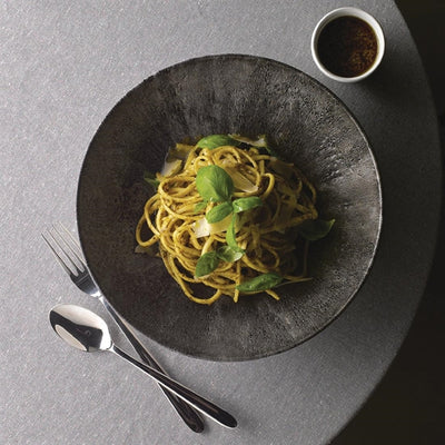 Churchill Stone Quartz Black Evolve Coupe Bowls 248mm (Pack of 12)