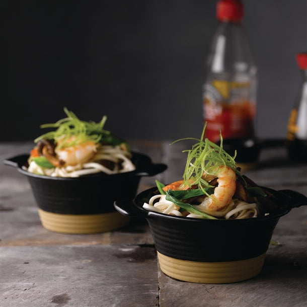 Churchill Black Igneous Stoneware Pie Dish 140mm (Pack of 6)