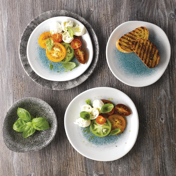 Churchill Raku Round Trace Plate Jade Green 210mm (Pack of 12)