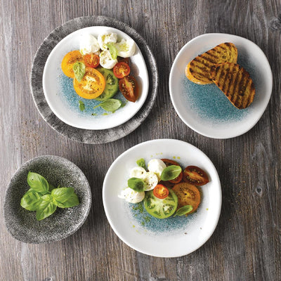 Churchill Raku Round Trace Plate Jade Green 186mm (Pack of 12)