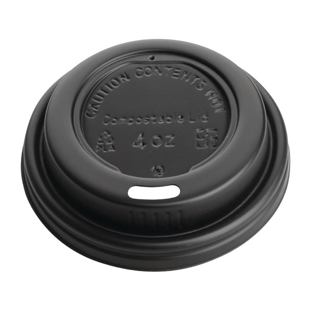 Fiesta Green Compostable Espresso Cup Lids 113ml - 4oz (Pack of 50)