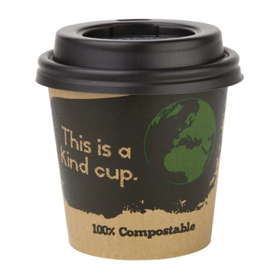 Fiesta Green Compostable Espresso Cup Lids 113ml - 4oz (Pack of 1000)