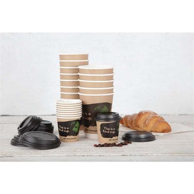 Fiesta Green Compostable Espresso Cup Lids 113ml - 4oz (Pack of 1000)