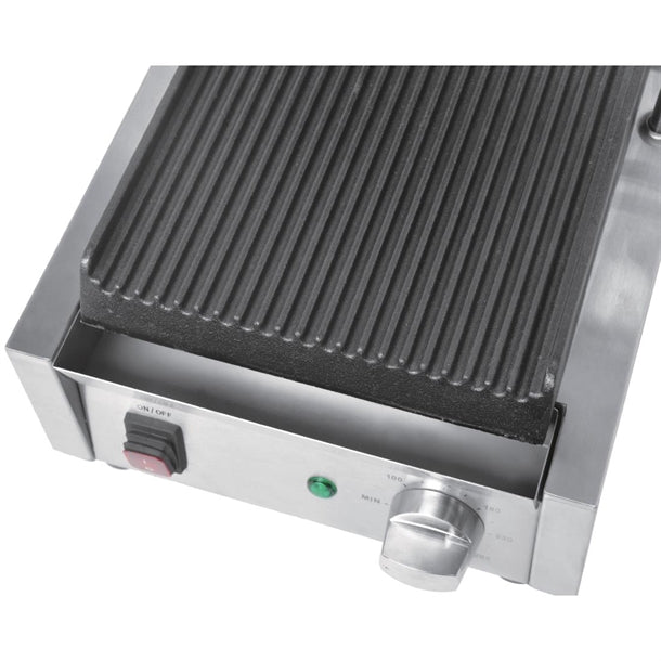 Buffalo Bistro Ribbed Contact Grill