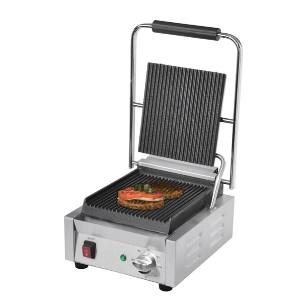 Buffalo Bistro Ribbed Contact Grill