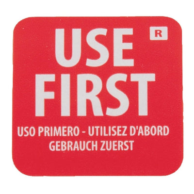 Vogue Removable Use First Labels (Pack of 1000)