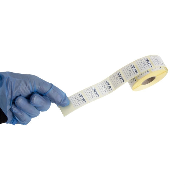 Vogue Removable Use By Labels (Pack of 1000)