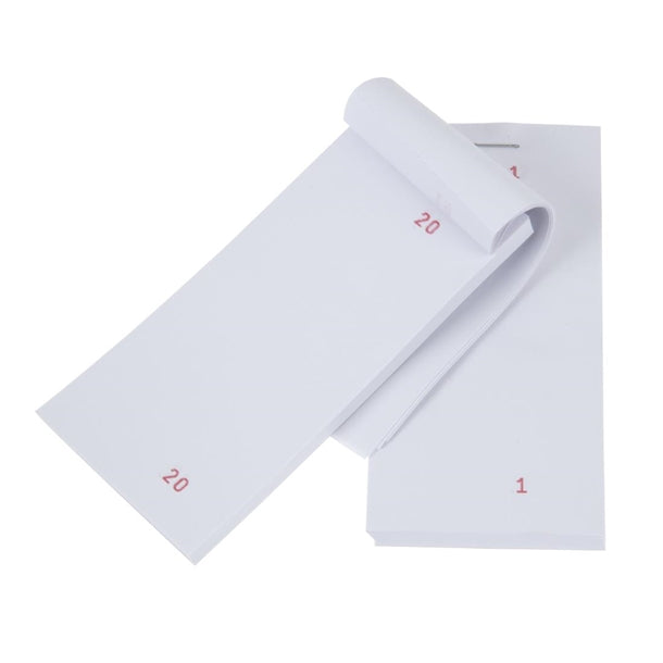 Restaurant and Kitchen Check Pad Single Leaf (Pack of 50)