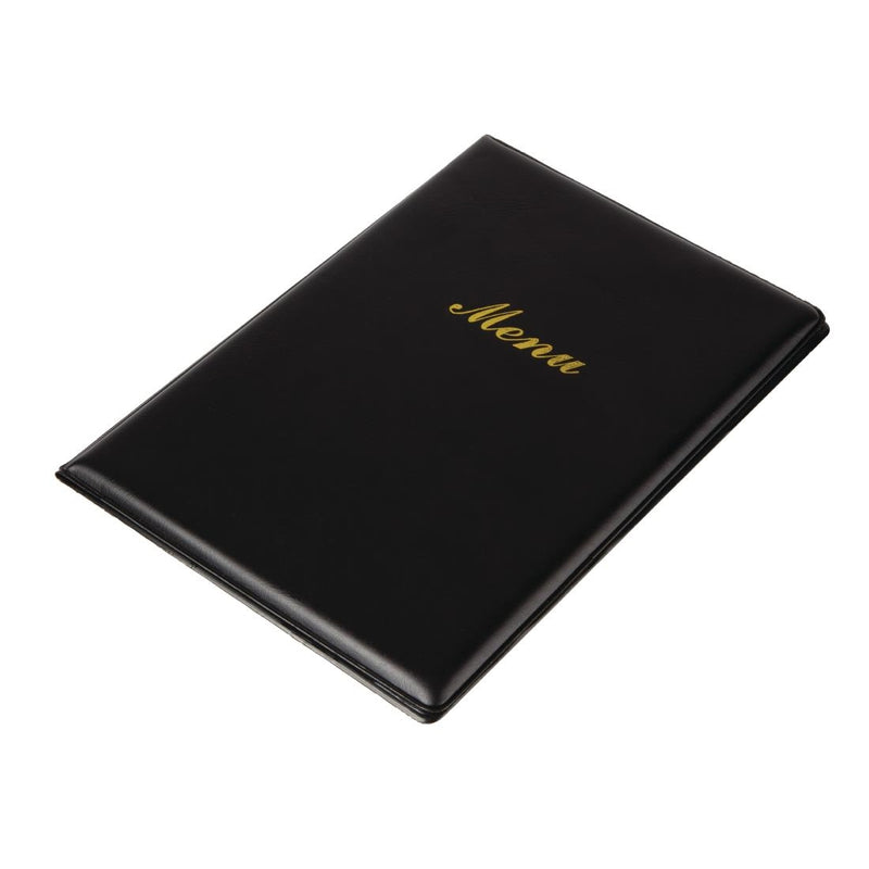 Olympia PVC Menu Cover Black A4