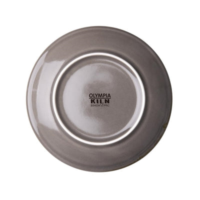Olympia Kiln Smoke Round Coupe Plates 178mm (Pack of 6)
