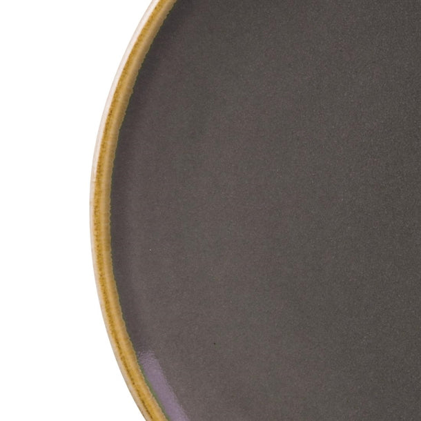 Olympia Kiln Smoke Round Coupe Plates 178mm (Pack of 6)