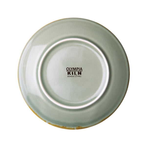 Olympia Kiln Moss Round Coupe Plates 178mm (Pack of 6)