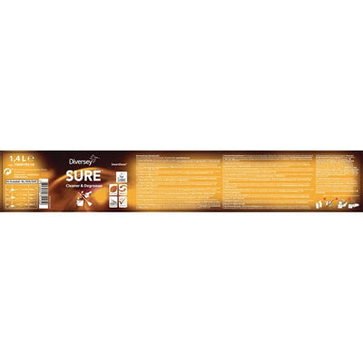 SURE SmartDose Kitchen Cleaner and Degreaser Concentrate 1.4Ltr