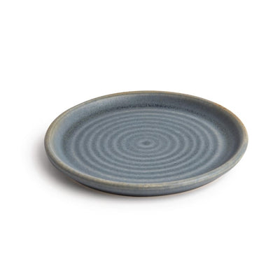 Olympia Canvas Small Rim Round Plate Blue Granite 180mm (Pack of 6)