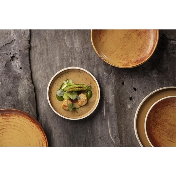 Olympia Canvas Coupe Bowl Sienna Rust 230mm (Pack of 6)