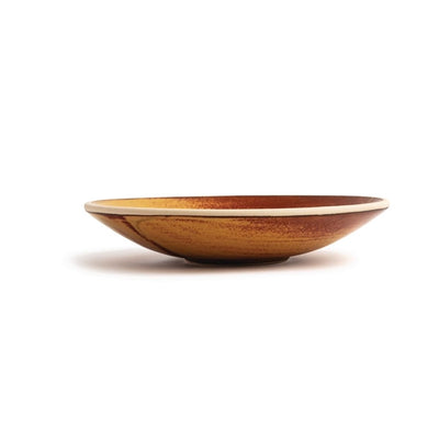 Olympia Canvas Shallow Tapered Bowl Sienna Rust 200mm (Pack of 6)