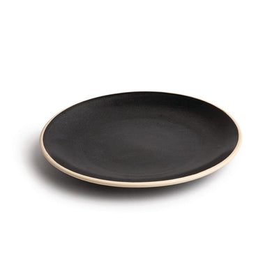Olympia Canvas Concave Plate Delhi Black 270mm (Pack of 6)