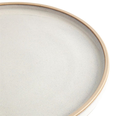 Olympia Canvas Flat Round Plate Murano White 250mm (Pack of 6)
