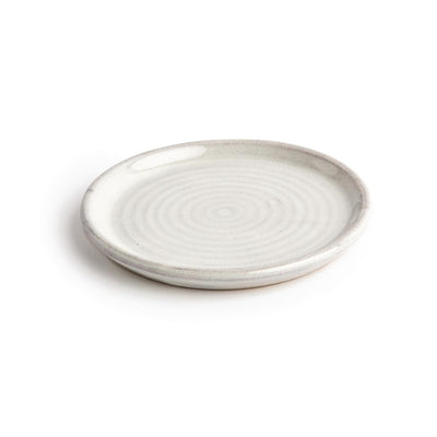Olympia Canvas Small Rim Round Plate Murano White 180mm (Pack of 6)