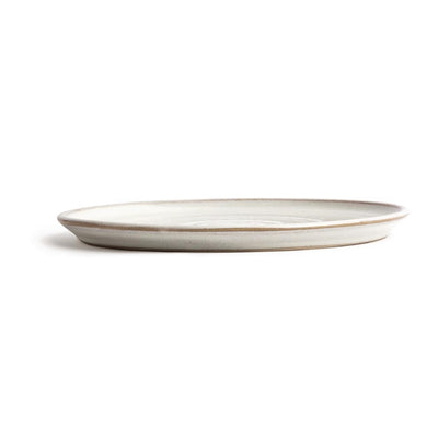 Olympia Canvas Small Rim Round Plate Murano White 265mm (Pack of 6)
