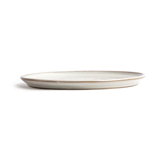 Olympia Canvas Small Rim Round Plate Murano White 265mm (Pack of 6)