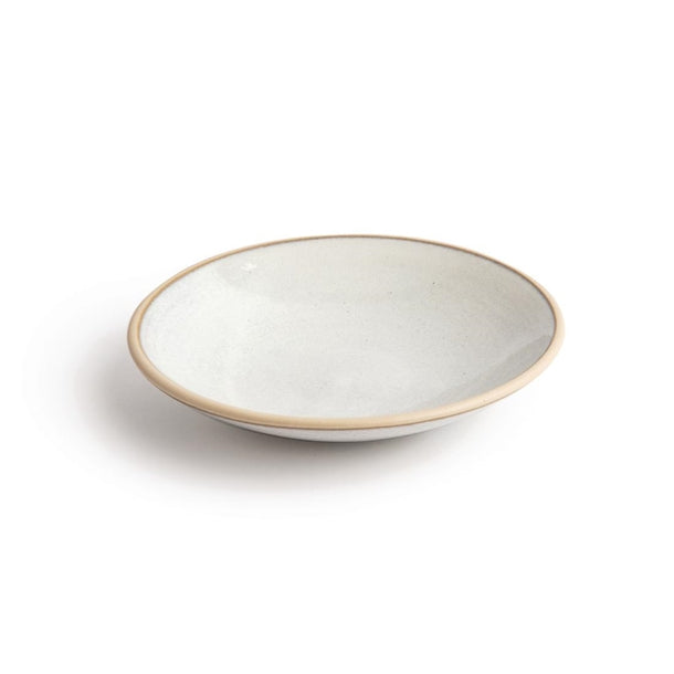 Olympia Canvas Shallow Tapered Bowl Murano White 200mm (Pack of 6)