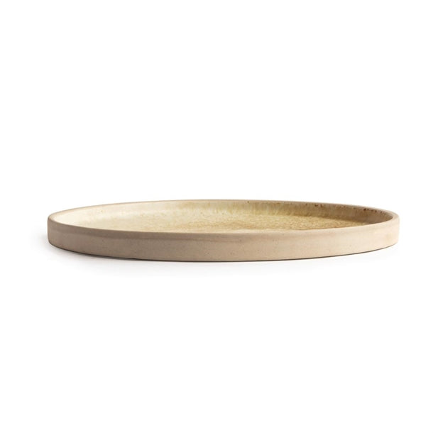 Olympia Canvas Flat Round Plate Wheat 250mm (Pack of 6)