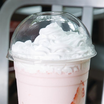 Fiesta Green Compostable PLA Cold Cup Domed Lids 12oz - 16oz - 20oz (Pack of 1000)