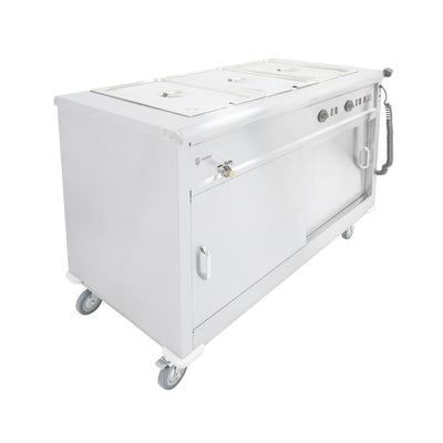 Parry Mobile Servery with Bain Marie Top MSB12