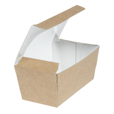 Colpac Compostable Kraft Cake Boxes With Window Small (Pack of 500)
