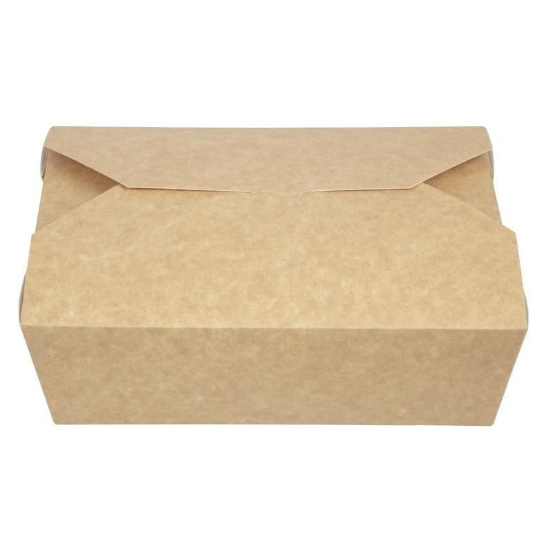 Colpac Recyclable Kraft Microwaveable Food Boxes 1950ml - 68oz (Pack of 200)