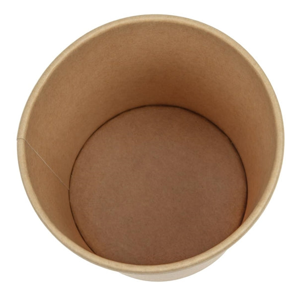 Colpac Recyclable Kraft Microwavable Soup Cups 450ml - 16oz (Pack of 500)